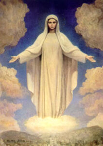 Virgen María y almas del Purgatorio